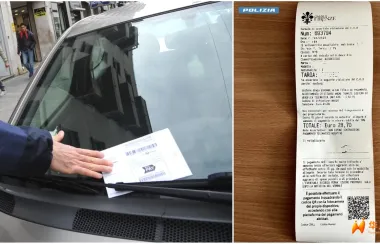 佛罗伦萨惊现“假罚单”！男子街头发142张诈骗票据被抓