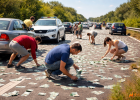 路上全是钱！意大利司机纷纷下车捡钞票，交通瞬间瘫痪