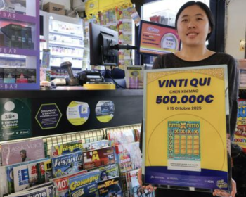 威尼斯男子在华人烟店5欧买刮刮乐中50万欧