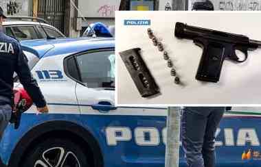 嚣张！米兰37岁前科犯酒吧拔枪痛殴路人，企图窗外扔枪毁灭证据被抓正着