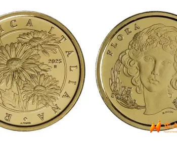 意大利首枚“0.75欧元”硬币亮相，99.99%纯金打造！