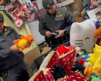 深夜装车露馅！意大利查获5000件假冒玩具，华人男子被举报