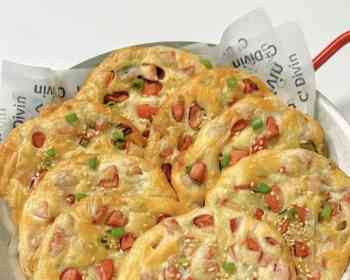 快去做这个葱香火腿锅盔‼️不用揉面.巨好吃