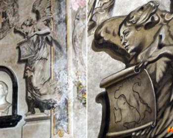 罗马一教堂修复惹争议，小天使“变脸”酷似梅洛尼