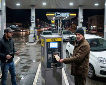 加油请留心！意大利一男子插完钱刚转身，50欧元被后车司机“秒偷”