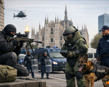 狙击手、警犬、监控、2000警力...米兰冬奥会全城戒备