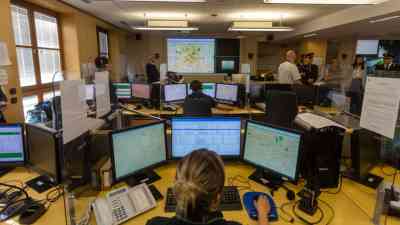 Centrale operativa vigili polizia locale - LaPresse.jpg