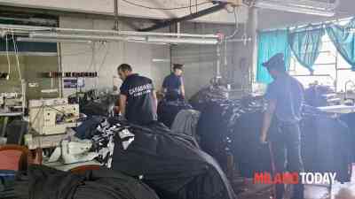 Fabbrica caporalato cinese a Baranzate. Carabinieri 3.jpeg