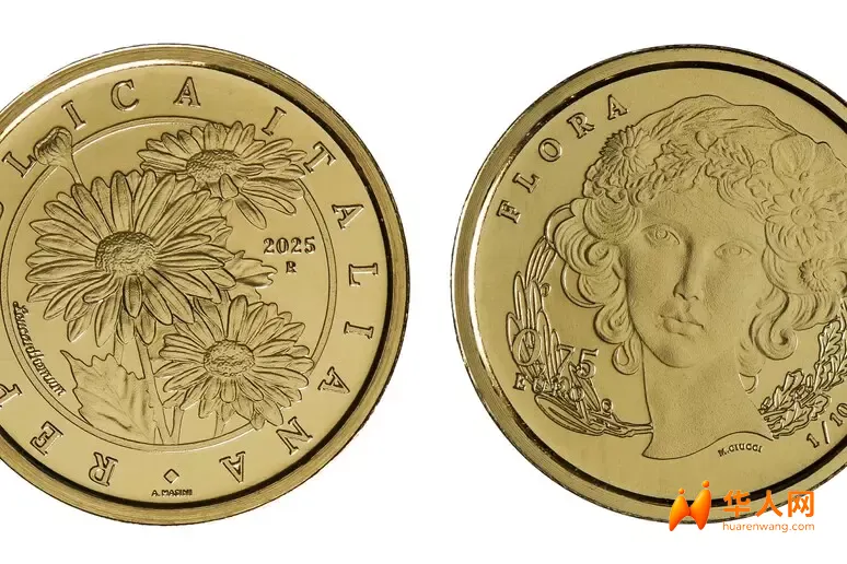 意大利首枚“0.75欧元”硬币亮相，99.99%纯金打造！