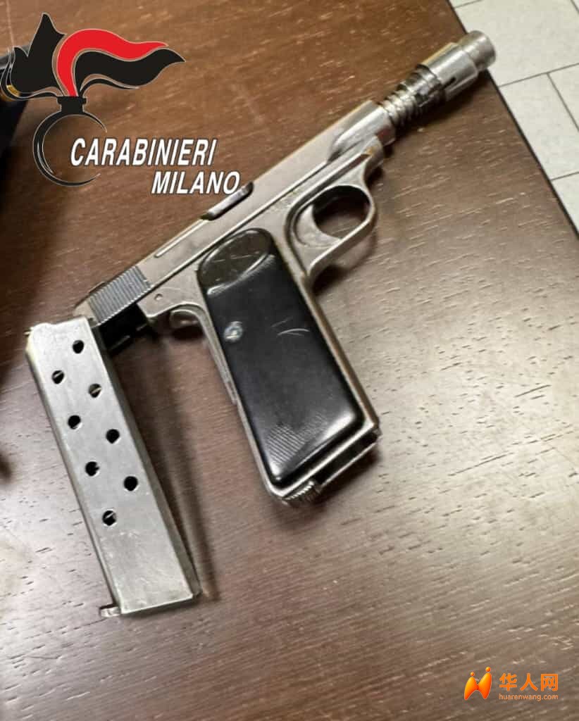 Pistola ritrovata dopo sparatoria in via Tocqueville.jpeg