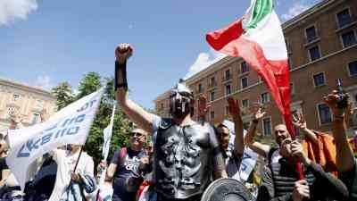 sciopero taxi - foto lapresse.jpg