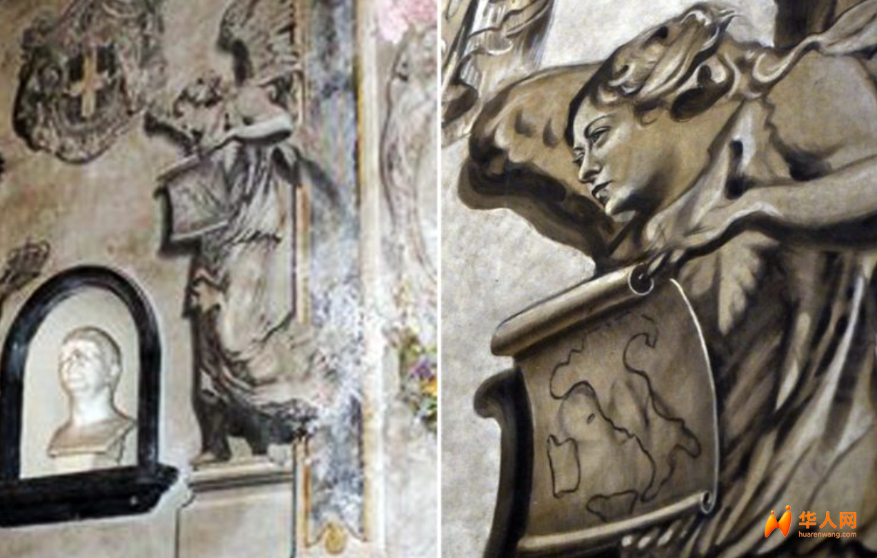 罗马一教堂修复惹争议，小天使“变脸”酷似梅洛尼