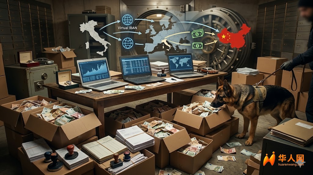 涉案超2亿欧！意大利破获特大华人地下钱庄案：41家空壳公司倒卖发票，8人被捕 …
